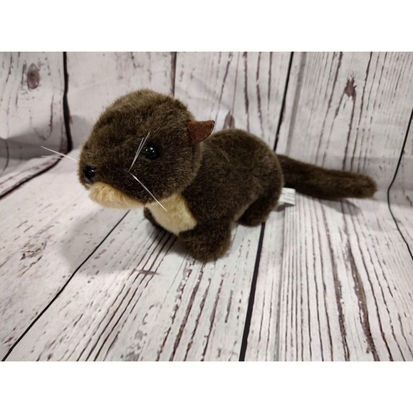 River Otter Plush American Rivers 9" Realistic Stuffed Animal Toy - Picture 1 of 6